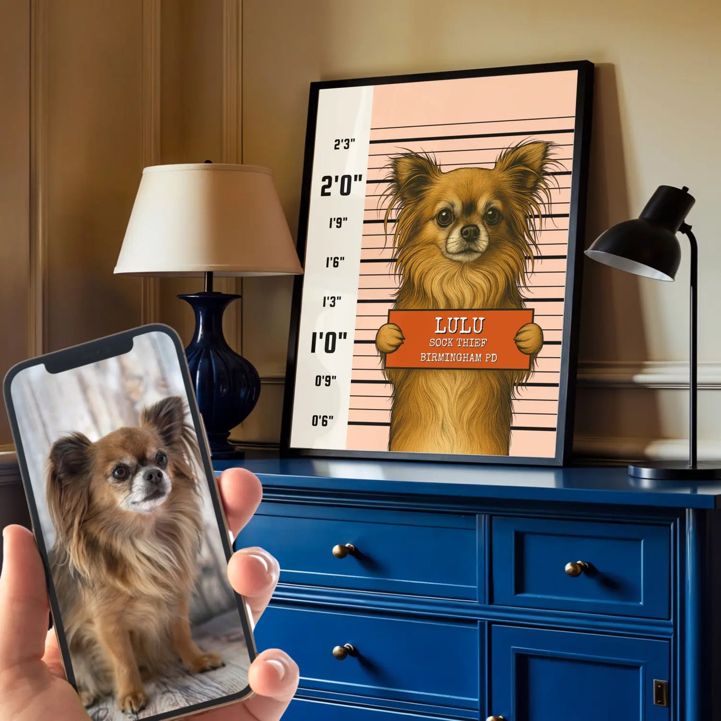 Mug Shot - Framed