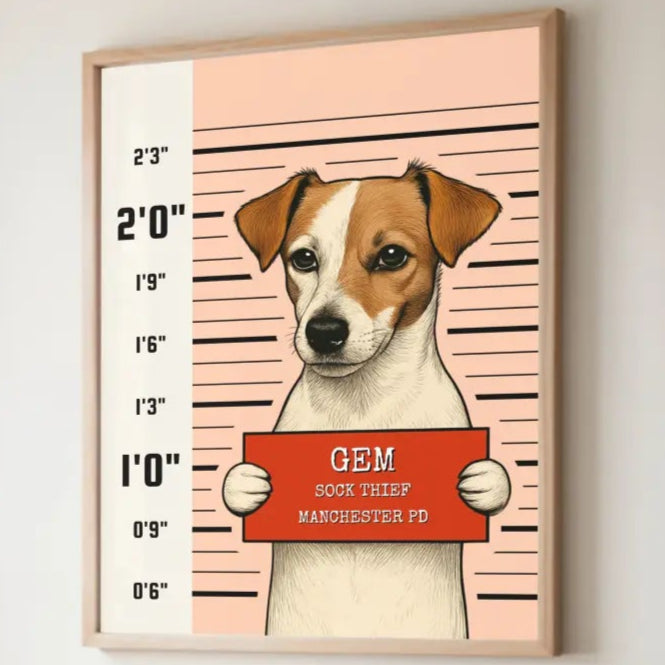Mug Shot - Framed
