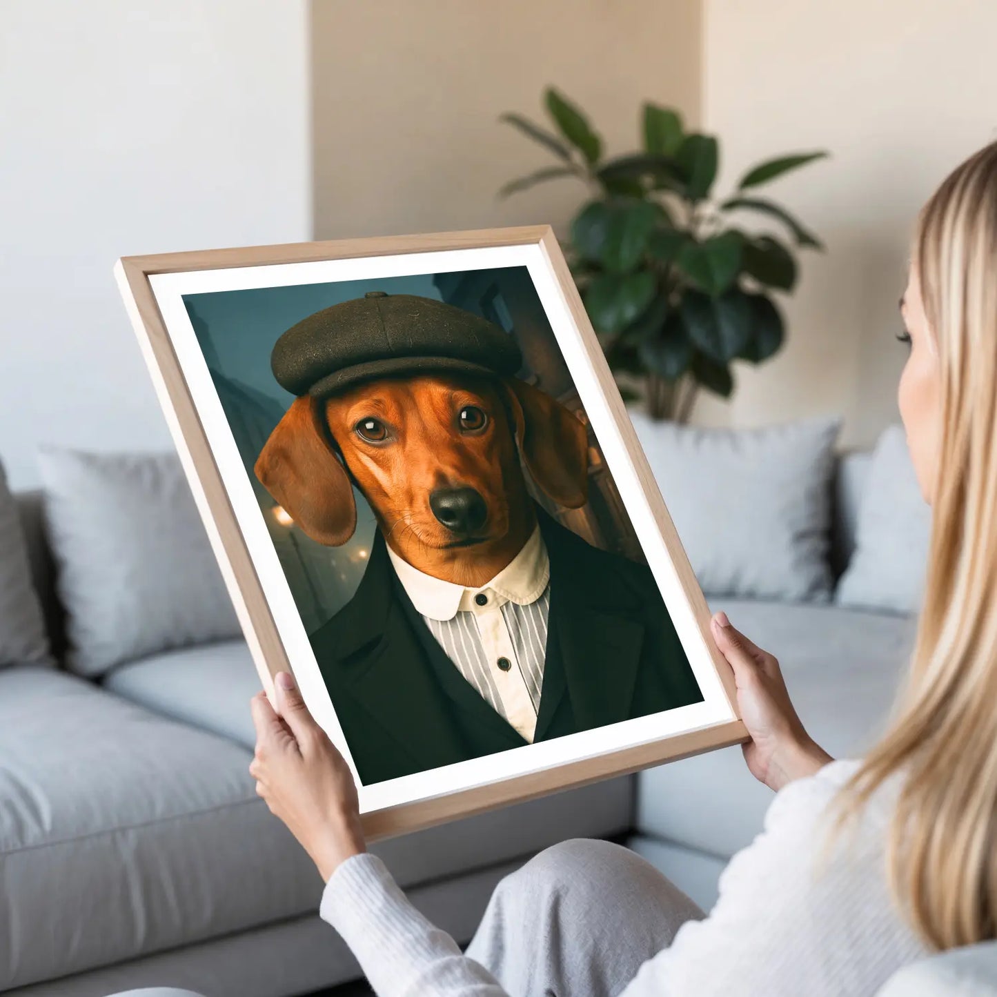 Flat Cap Barkers - Framed