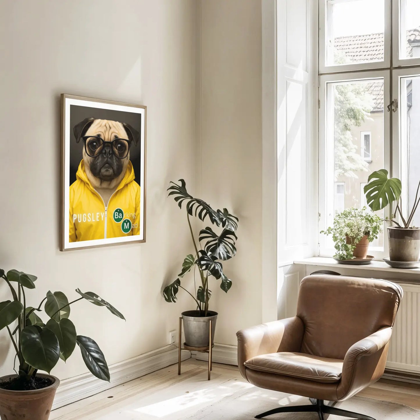 Barking Mad - Framed