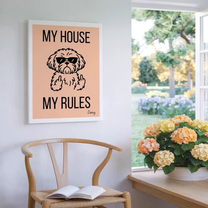 My House My Rules - Canvas