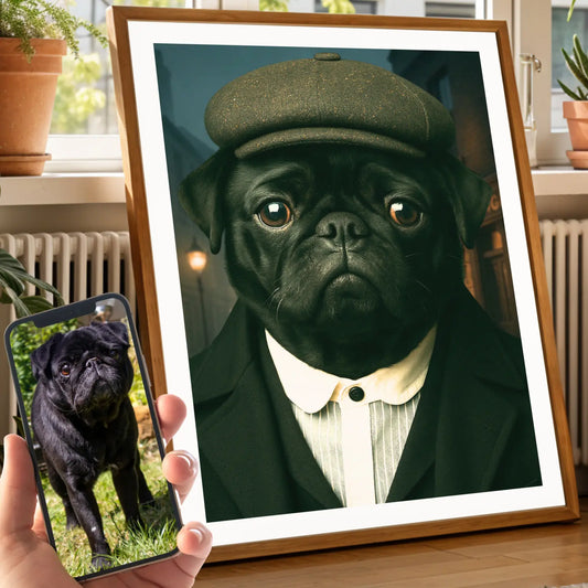 Flat Cap Barkers - Framed