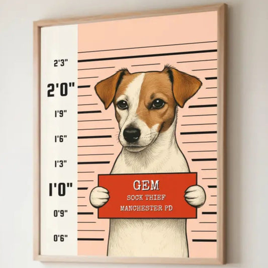 Mug Shot -  Framed