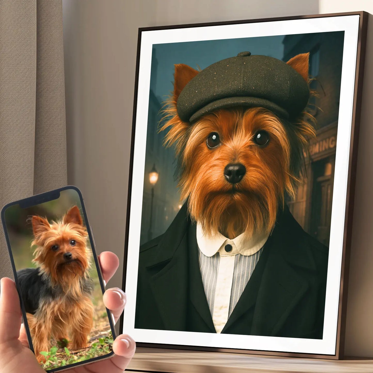 Flat Cap Barkers - Framed