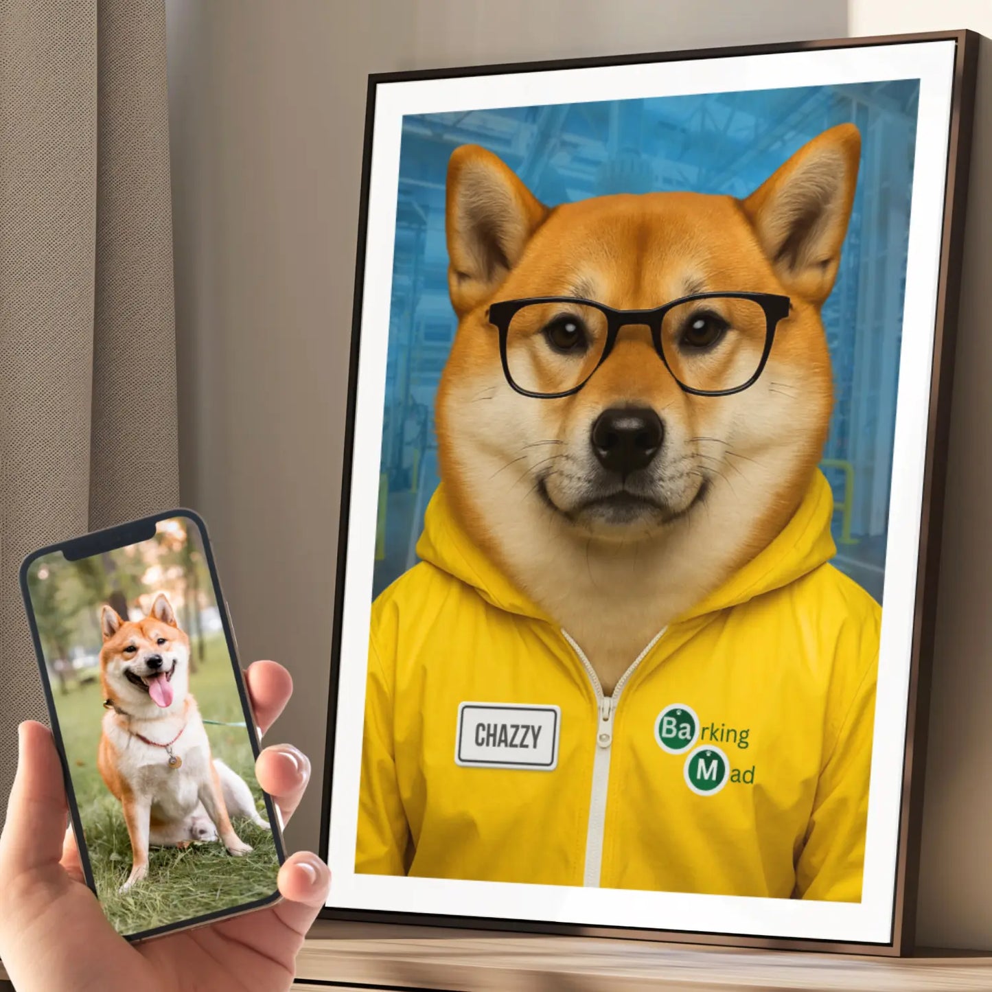 Barking Mad - Framed