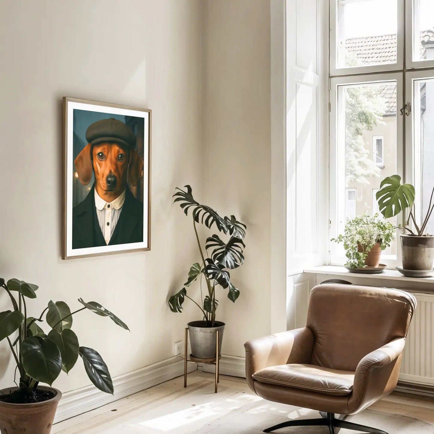 Flat Cap Barkers - Framed