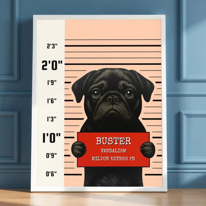 Mug Shot -  Framed